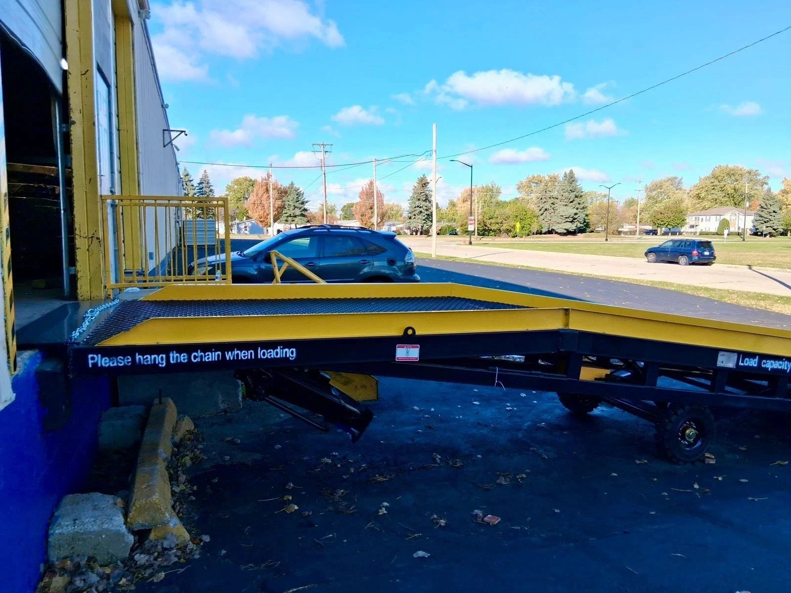 FREE SHIPPING Yard Ramp, Trailer loading Dock, 35 Ft Long 83"W 22000 Lbs Capcity