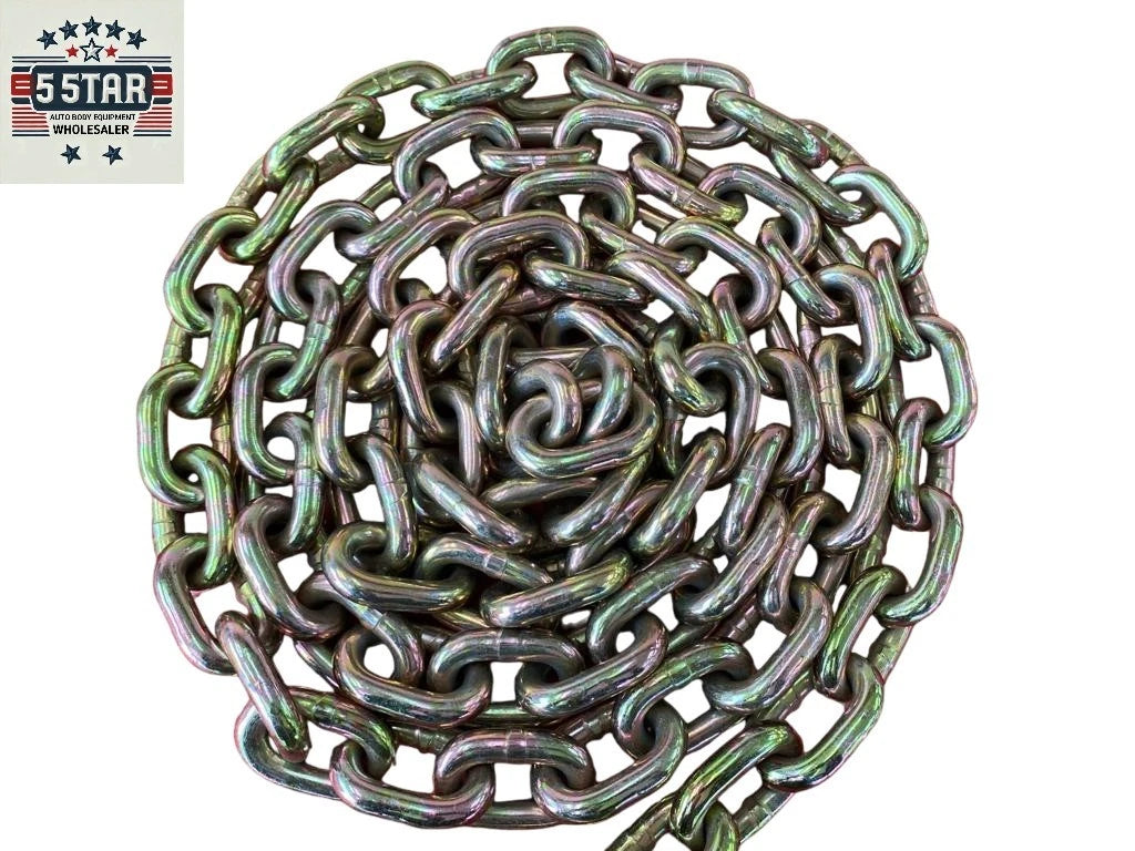 SET#31 AUTO BODY FRAME MACHINE RACK PULL CHAIN 11 FEET LONG SLIP HOOK HEAVY DUTY