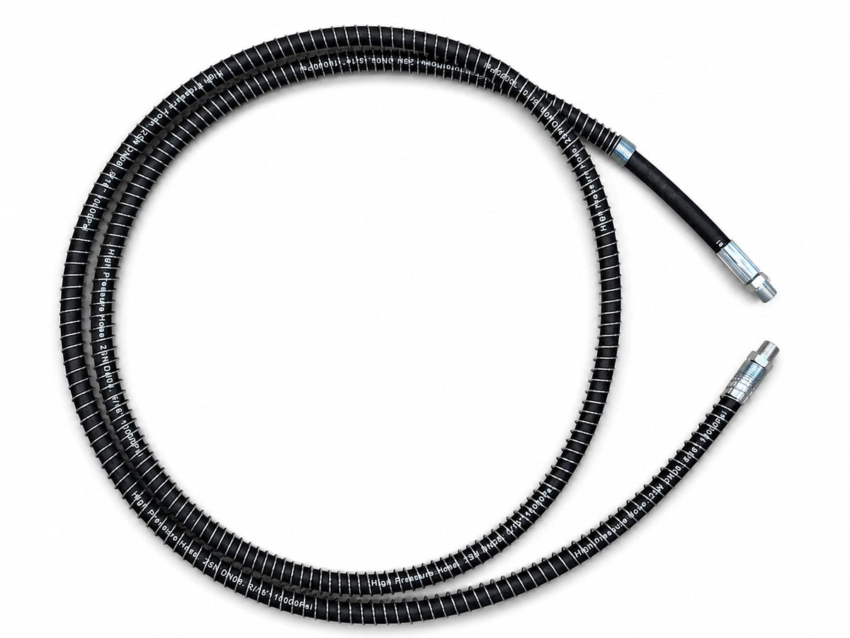Air Hydraulic hoes 10000 PSI Auto Body Frame machine foot pump 8 FEET 6 INCHES