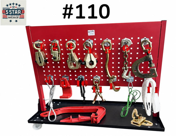 Set#110 16pcs Deluxe Auto Body Frame Repair Pulling Clamp & Chassis Dent Puller Hook Set