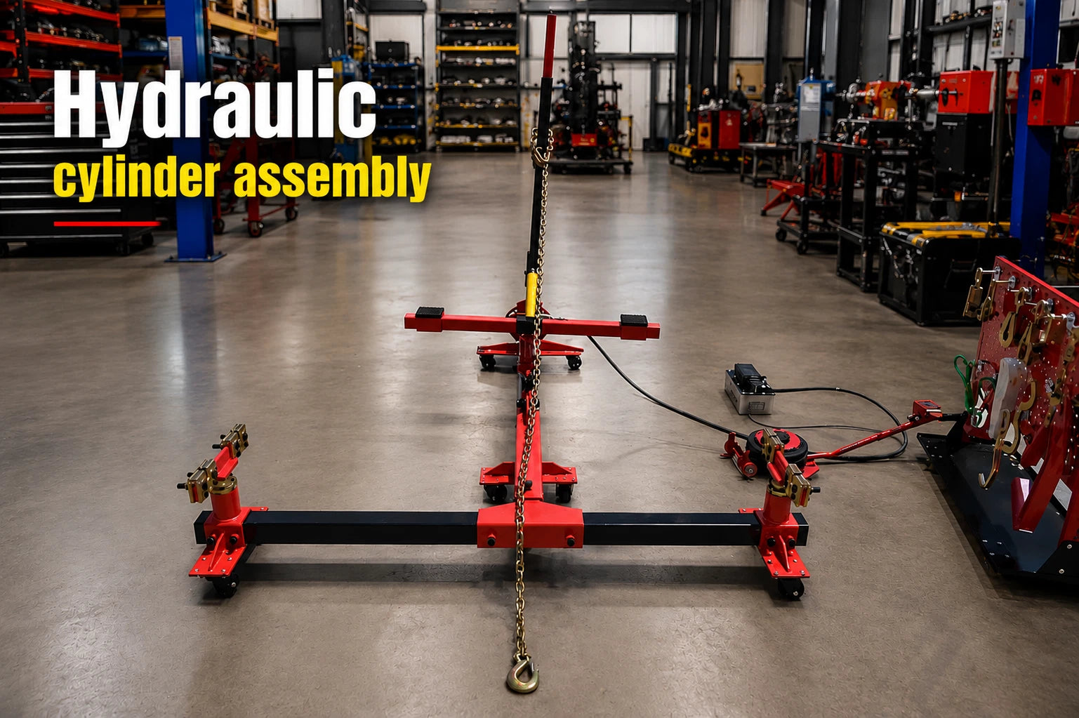 Local Pick Up Only Frame Straightener free clamps + 3 Ton Air Jack