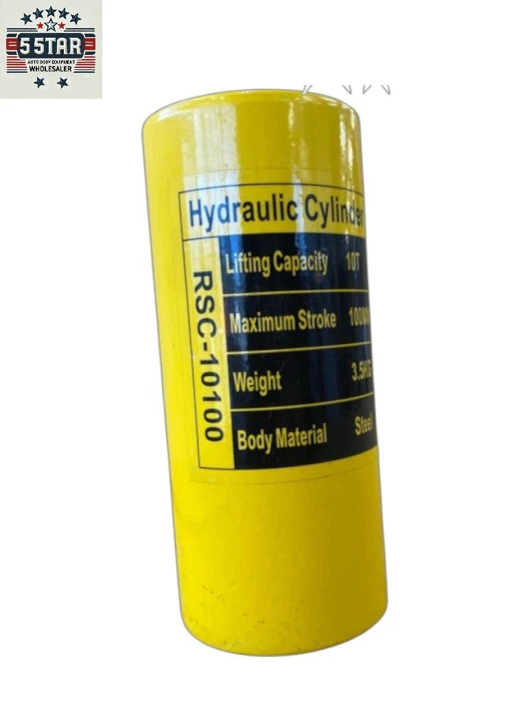 10 Ton Hydraulic Cylinder Jack Single Acting 4" Stroke Solid Hydraulic Ram Jack