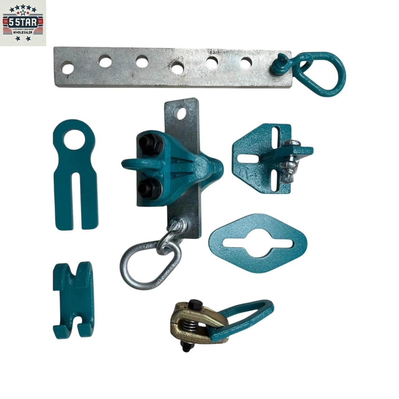 SET#97 - 7 PIECE AUTO BODY FRAME MACHINE CLAMP SET HI QUALITY HEAT TREATED