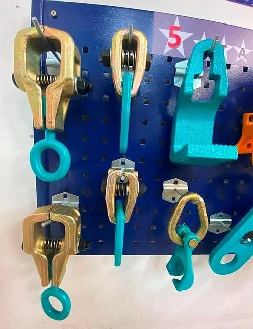 SET#11 - 14 PIECE PULLING HEAVY DUTY AUTO BODY FRAME MACHINE TOOLS AND CLAMPS