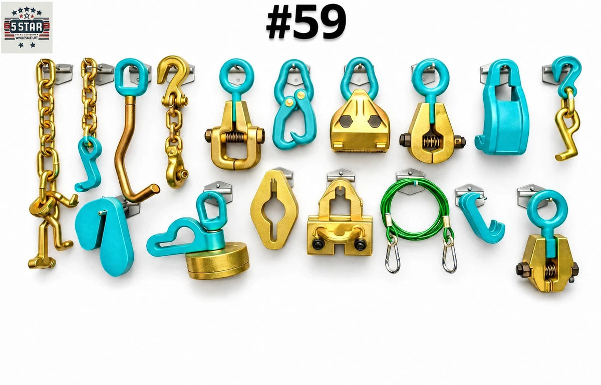 SET#59 - 17 PIECE AUTO BODY FRAME MACHINE TOOL AND CLAMP SET MEGA DEAL