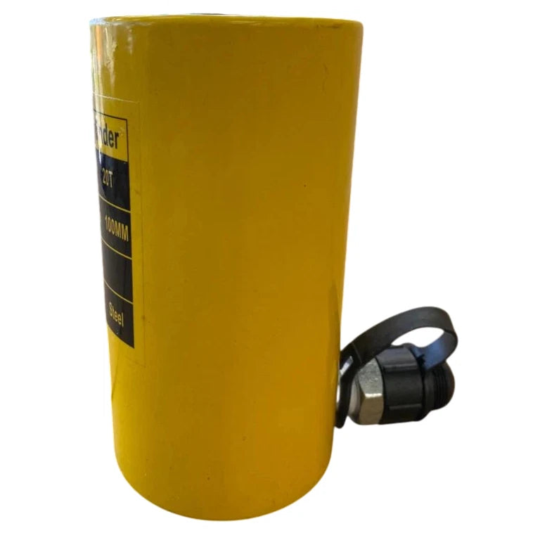 Hydraulic Cylinder Ram Single Acting 20 TON 100mm Stroke near 4"