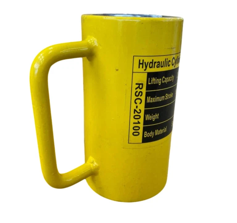 Hydraulic Cylinder Ram Single Acting 20 TON 100mm Stroke near 4"