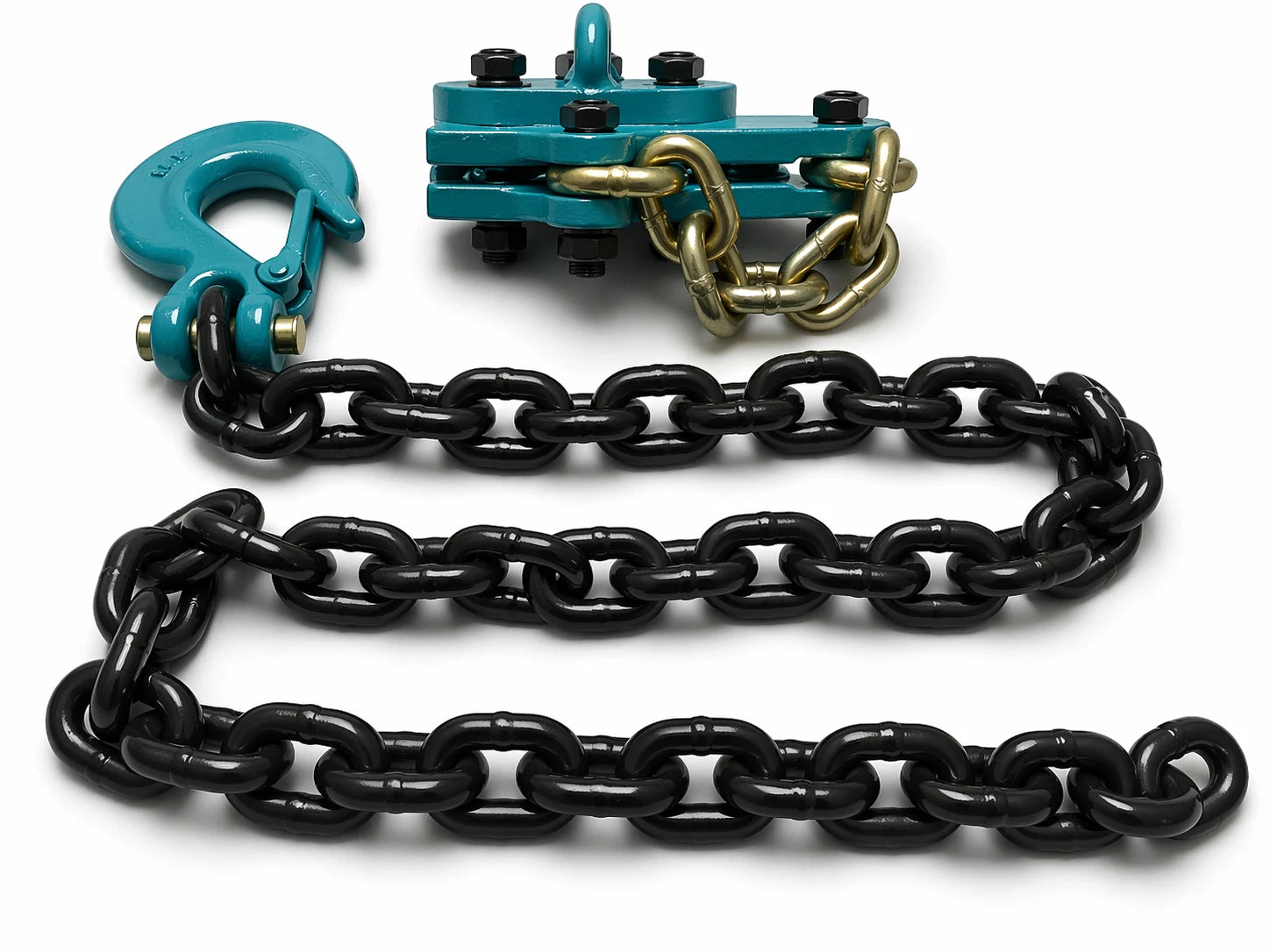 SET#73 DEAL AUTO BODY FRAME MACHINE 4 FEET CHAIN + SLIP + Mo-clamp style MCL0750