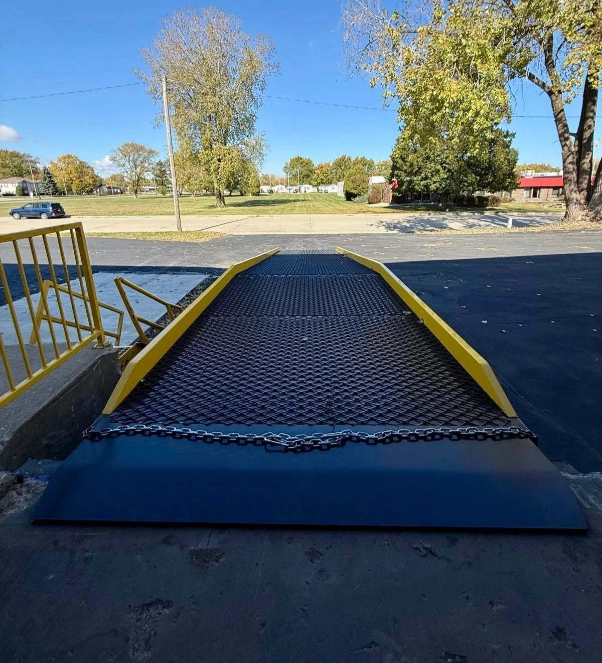 FREE SHIPPING Yard Ramp, Trailer loading Dock, 35 Ft Long 83"W 22000 Lbs Capcity