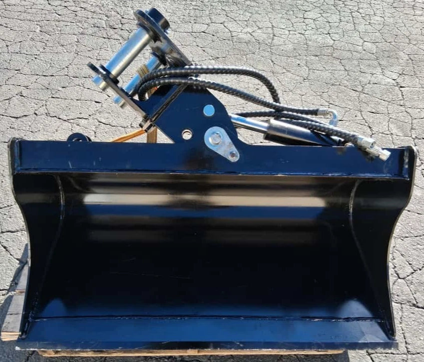 40" Hydraulic Tilt Bucket for 3.5 Ton Excavator – 1.55" Pin RIPPA