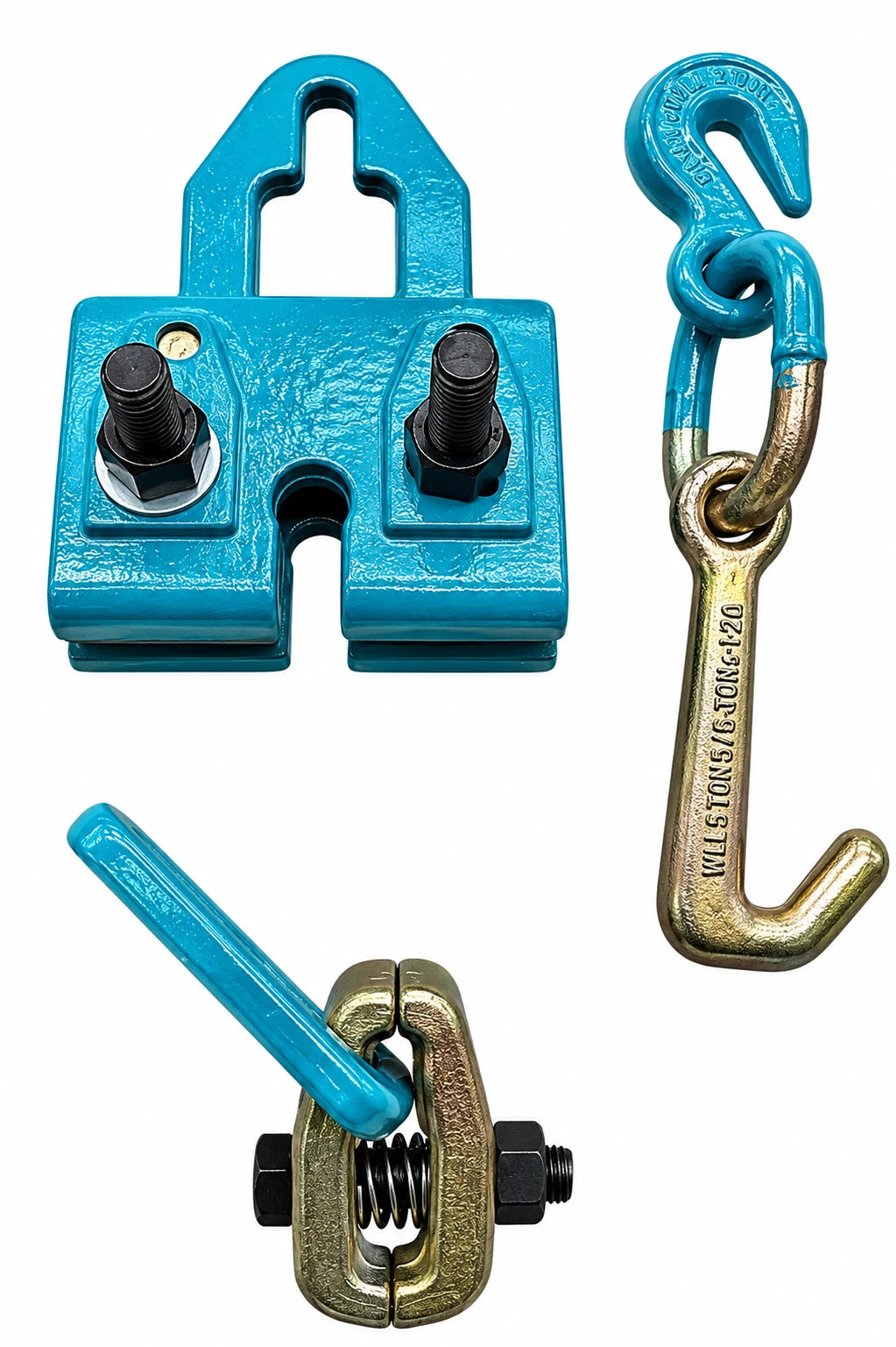 SET#94 -10 Pieces HEAVY DUTY AUTO BODY FRAME MACHINE PULLING TOOLS & CLAMPS