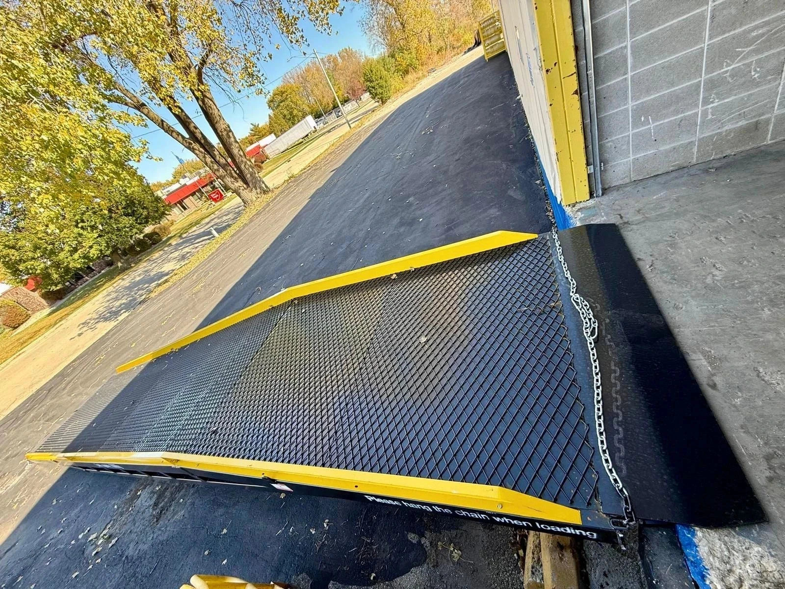 FREE SHIPPING Yard Ramp, Trailer loading Dock, 35 Ft Long 83"W 22000 Lbs Capcity