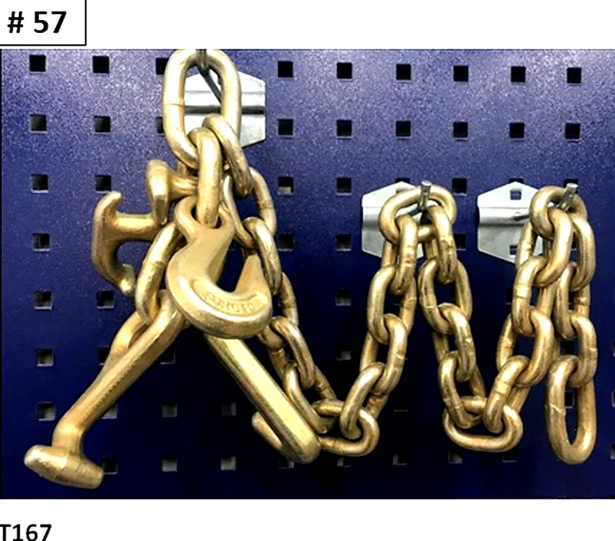 SET#57 Mo Clamp Style 3 Chain Cluster Hook Frame Machine TOW R T J RJT R J T