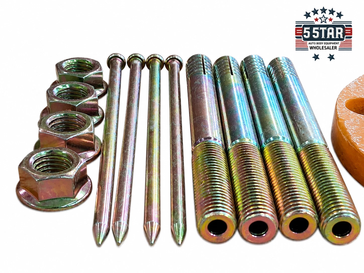 2 ANCHOR POTS COMBO 4 SLOTS BOLTS AUTO BODY FLOOR SYSTEM