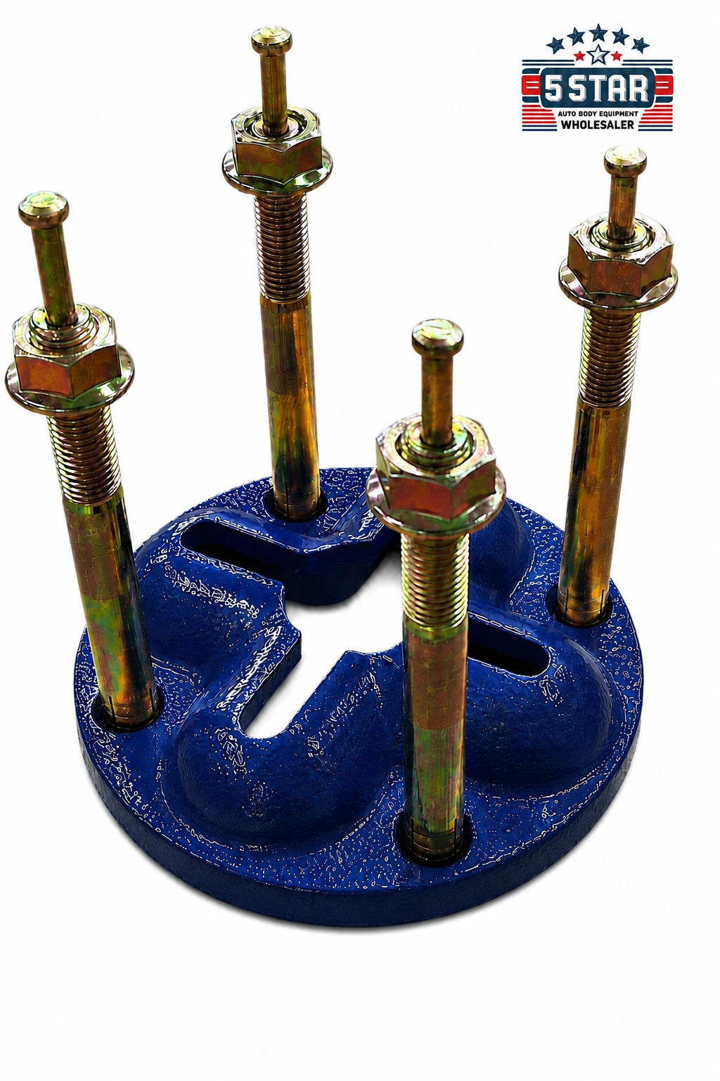 AUTO BODY FRAME MACHINE ANCHOR POT WITH 4 SLOTS BOLTS & WASHERS INCLUDED