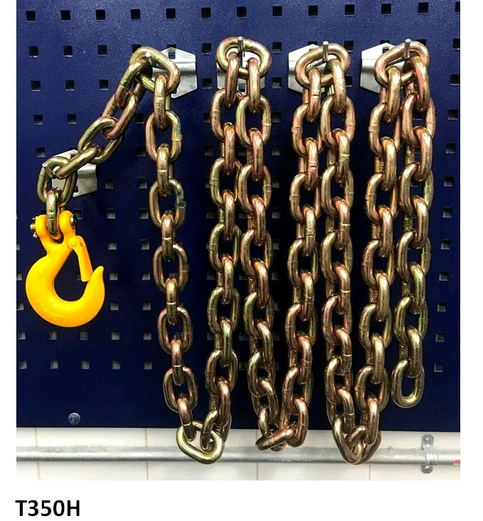 SET#31 AUTO BODY FRAME MACHINE RACK PULL CHAIN 11 FEET LONG SLIP HOOK HEAVY DUTY