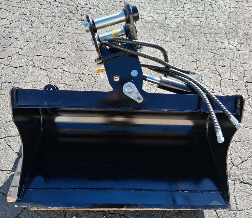 40" Hydraulic Tilt Bucket for 3.5 Ton Excavator – 1.55" Pin RIPPA