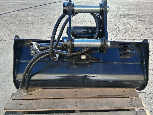 40" Hydraulic Tilt Bucket for 3.5 Ton Excavator – 1.55" Pin RIPPA