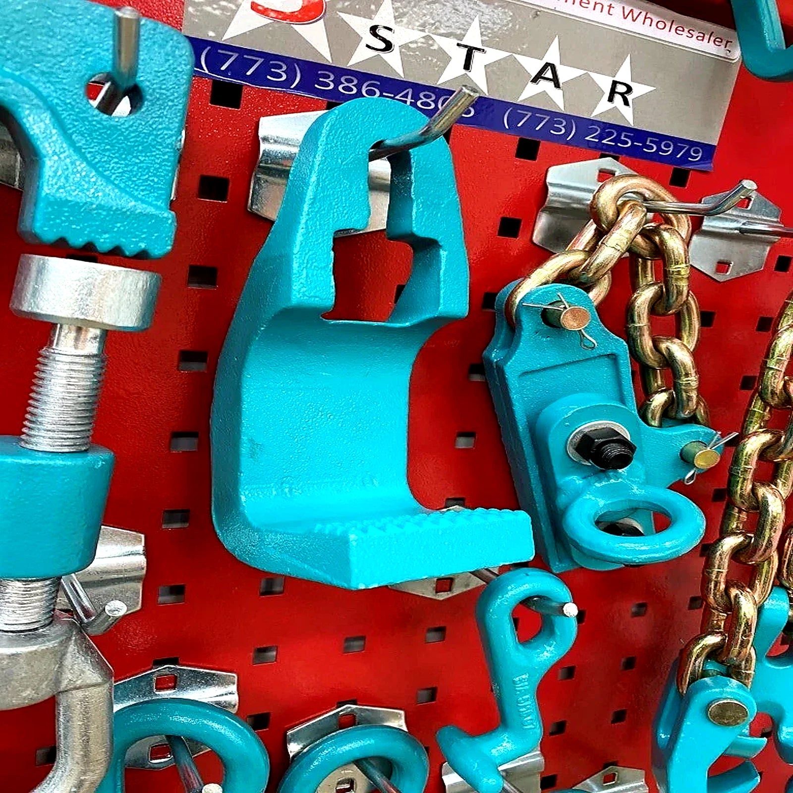 SET#9 -33 PIECE AUTO BODY FRAME MACHINE PULLING TOOLS & CLAMPS VALUE SET