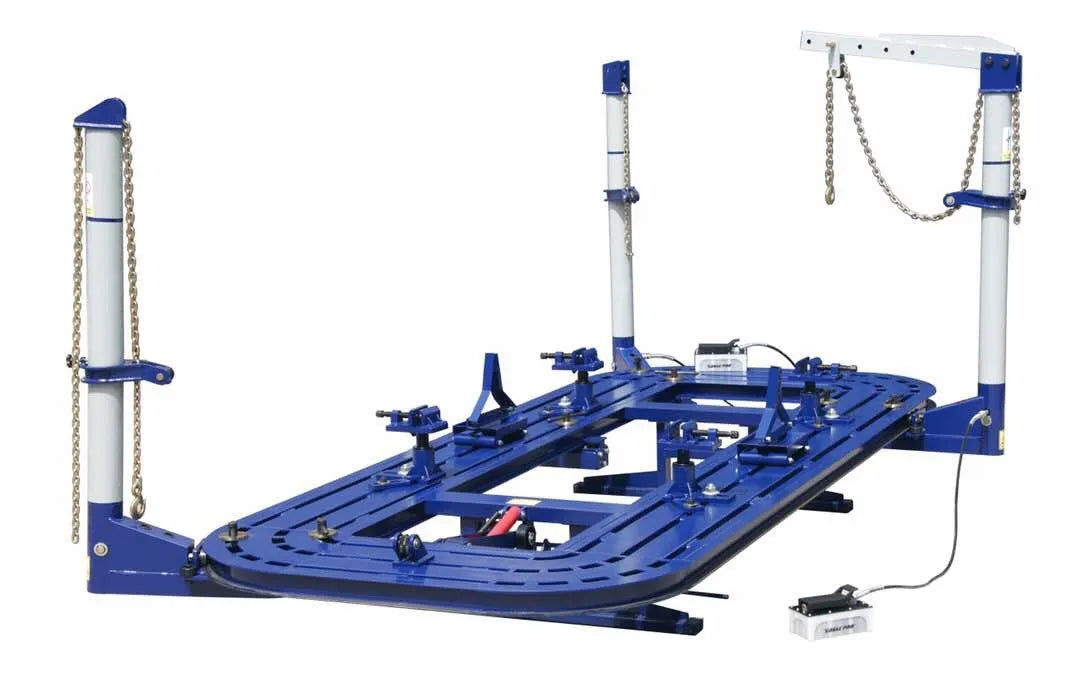 FREE SHIPPING NEW 18 FEET AUTO BODY FRAME MACHINE WITH CLAMPS TOOL TOOLS CART