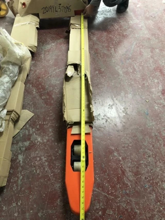 Local Pickup only New Long Forks Pallet Jack with 70 Inches Forks 3,300-Lb. Capacity