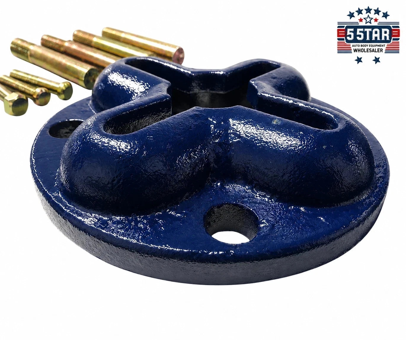 AUTO BODY FRAME MACHINE ANCHOR POT WITH 4 SLOTS BOLTS & WASHERS INCLUDED