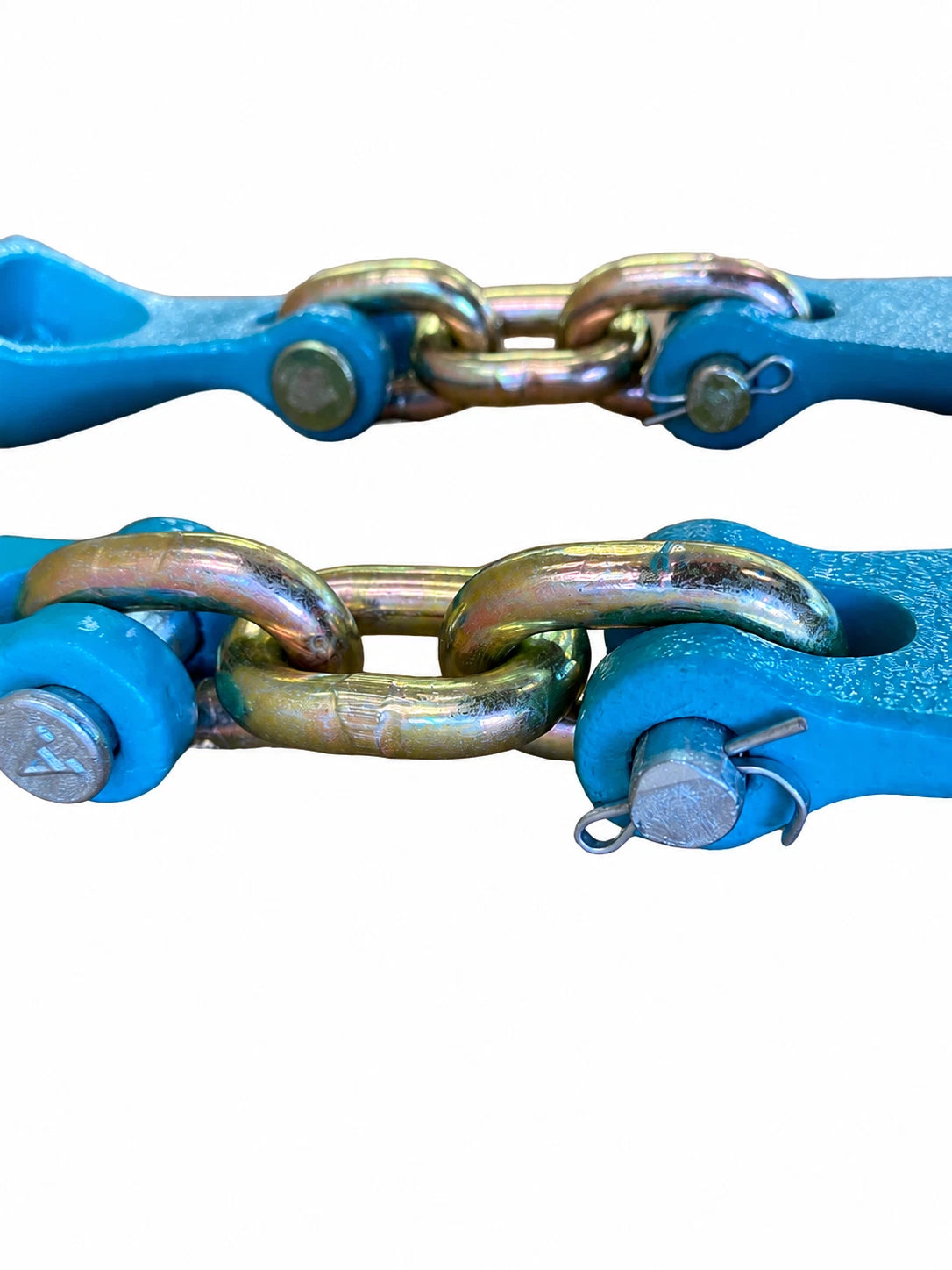 Pair of Curved Claw Hooks Bumper Pull Auto Body Frame Machine Chains