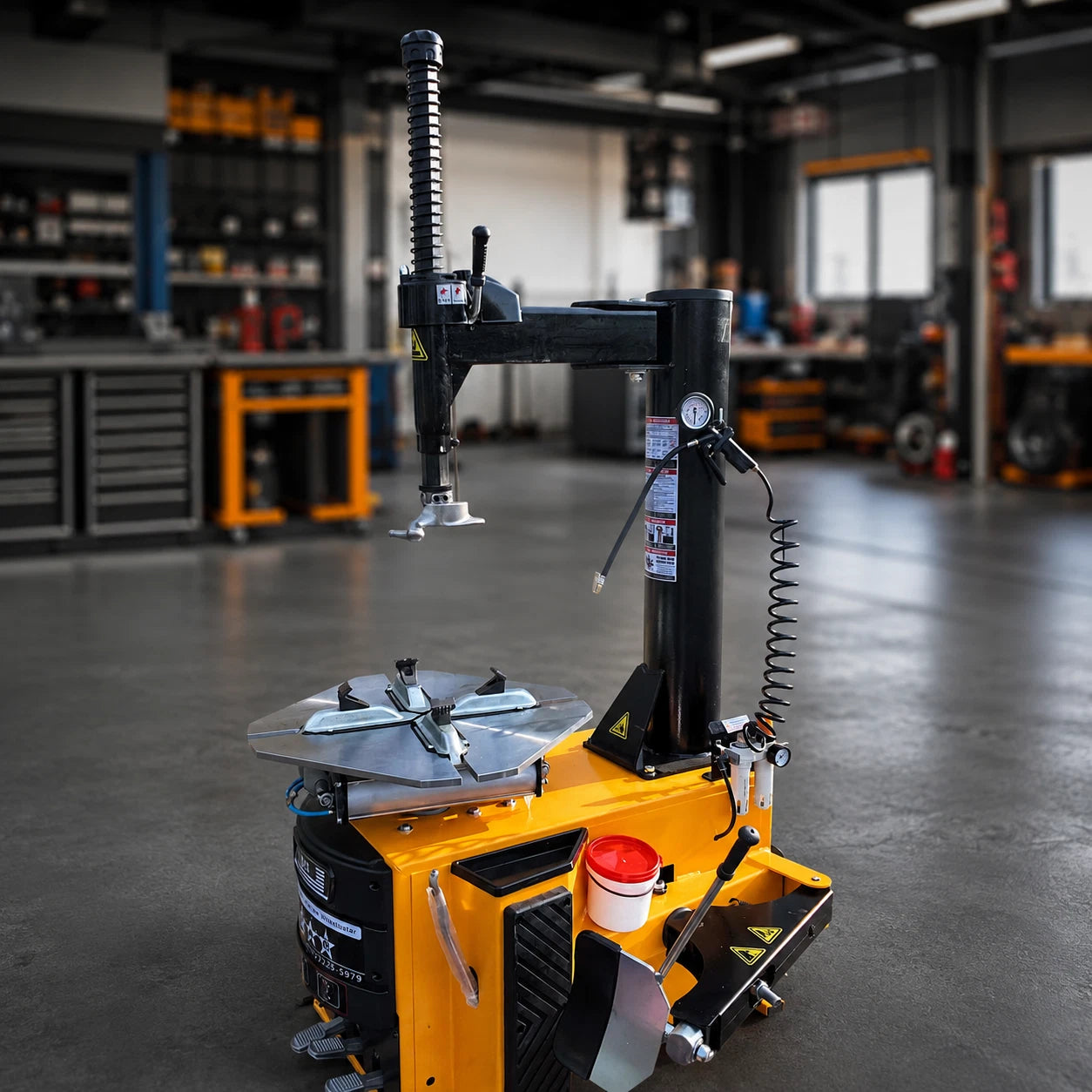 2.5 HP 5 Star 706B Commercial Automotive Tire Changer Machine Rim Clamp Equipment