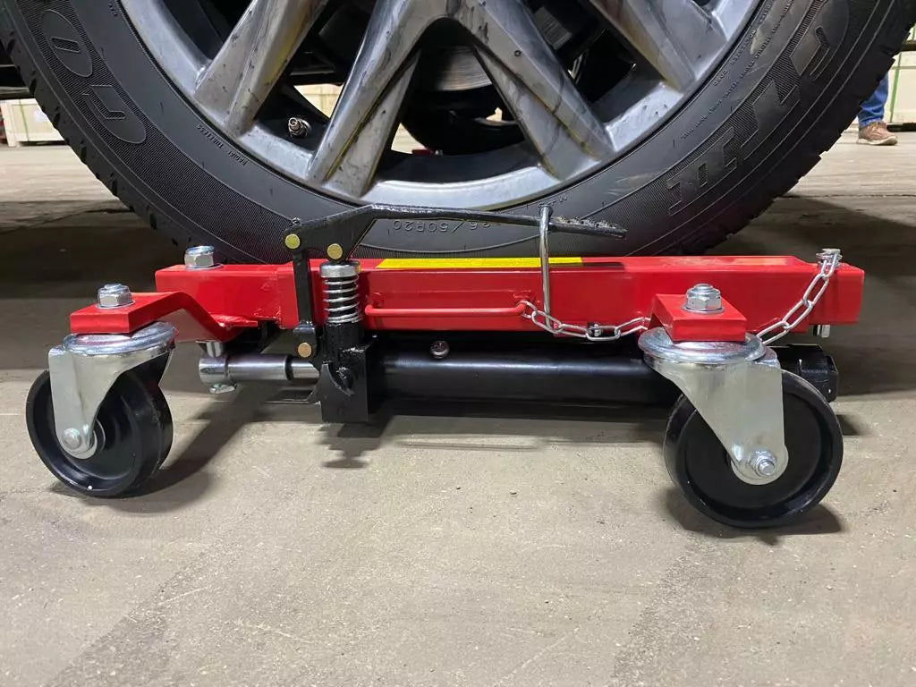 Vehicle Positioning Dolly Wheel Jack Car Hydraulic Lift Tire Heavy 1500 Lbs.