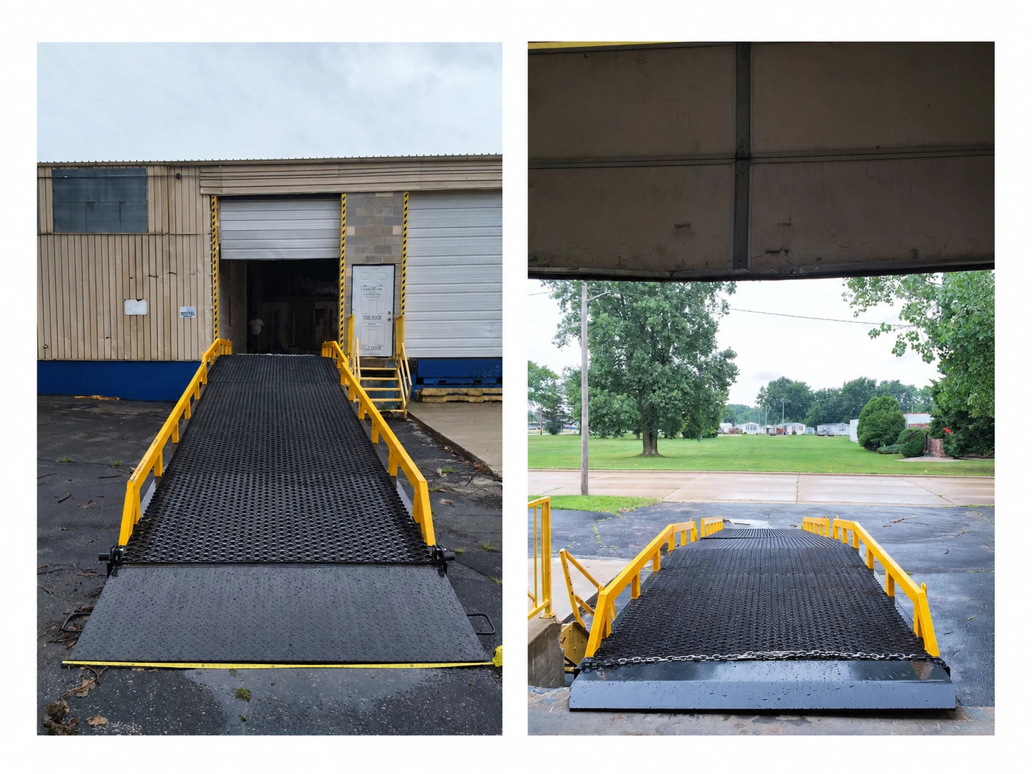 Yard Ramp, Trailer Dock, Forklift Ramp, 35Ft 83"W 22000Lb Cap – Local Pickup.