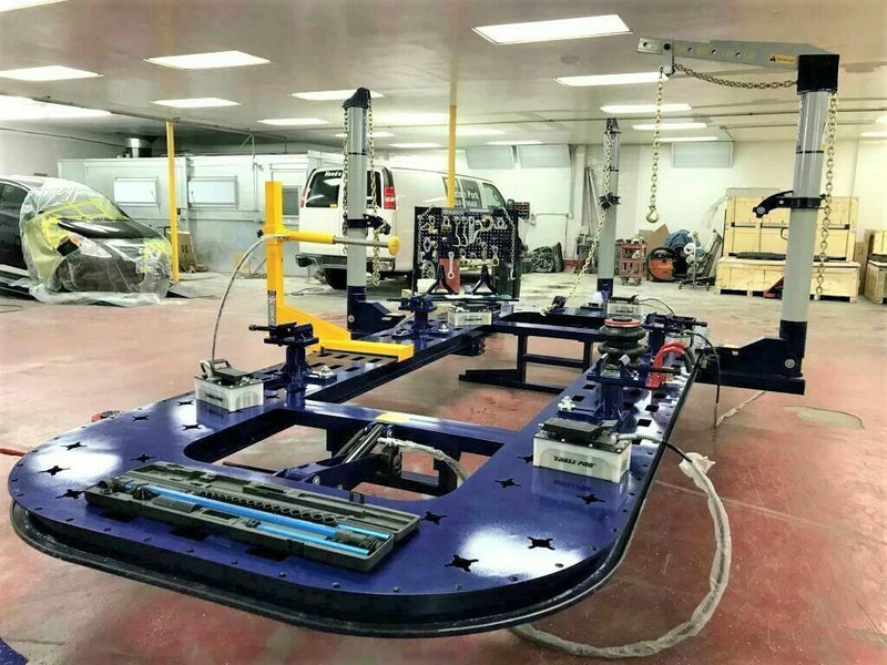 FREE SHIPPING NEW 25 FEET LONG AUTO BODY NEW FRAME MACHINE 30 TON = 3 TOWERS