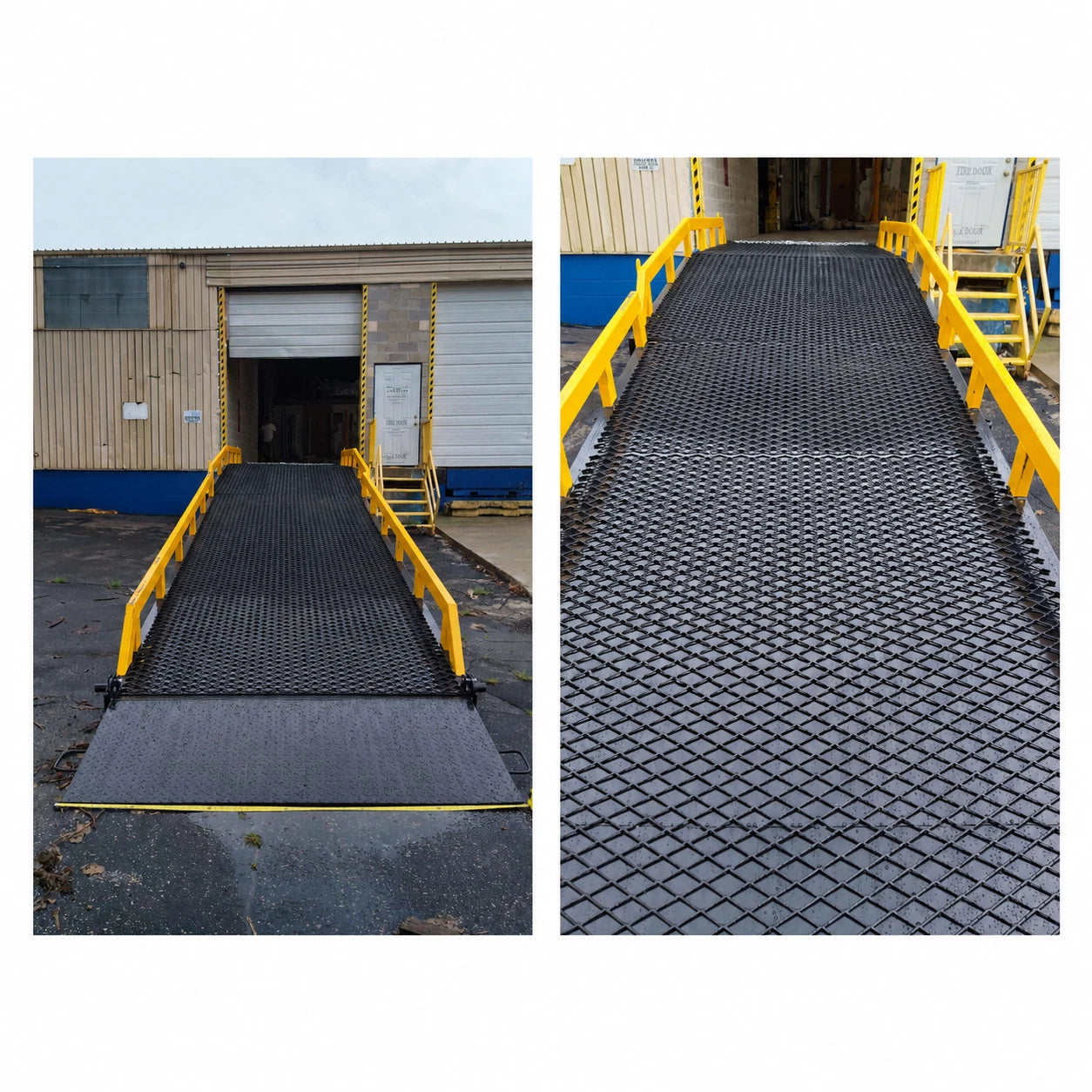 Yard Ramp, Trailer Dock, Forklift Ramp, 35Ft 83"W 22000Lb Cap – Local Pickup.