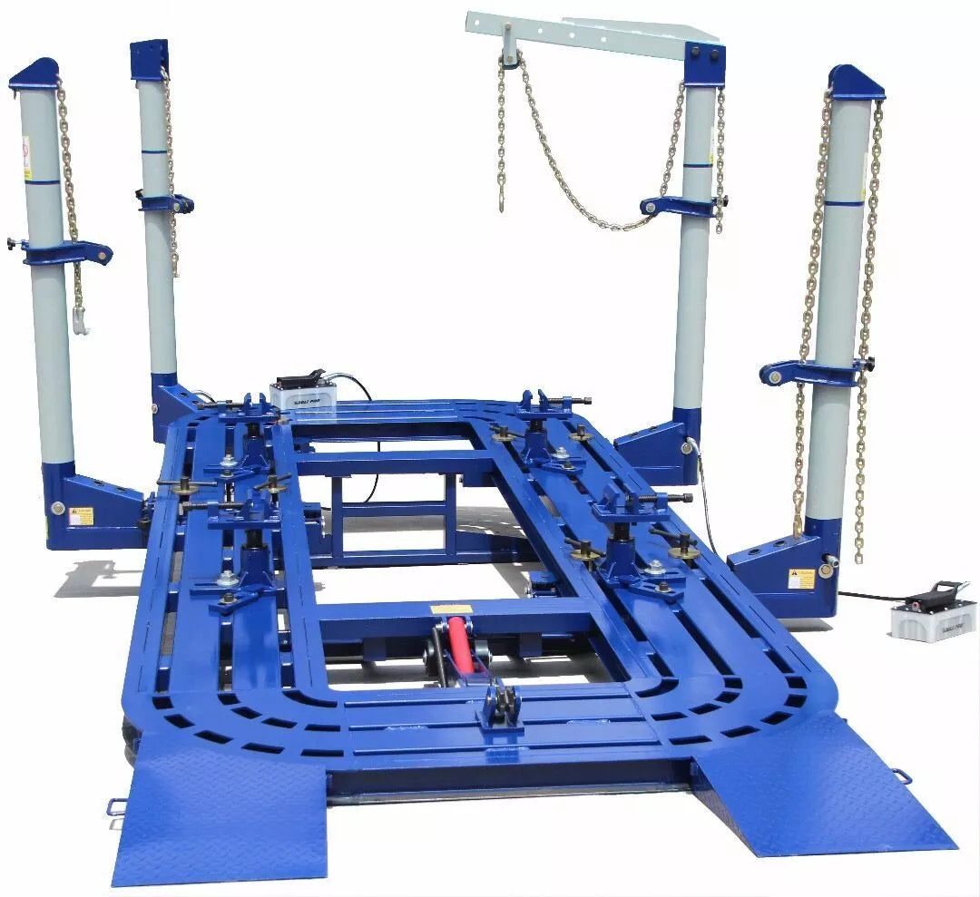 FREE SHIPPING NEW 20 FEET 4 TOWERS AUTO BODY SHOP FRAME MACHINE COMPLETE PCKG