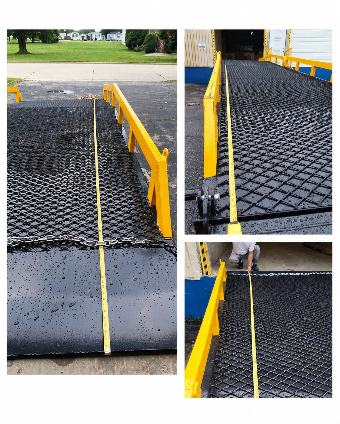Yard Ramp, Trailer Dock, Forklift Ramp, 35Ft 83"W 22000Lb Cap – Local Pickup.