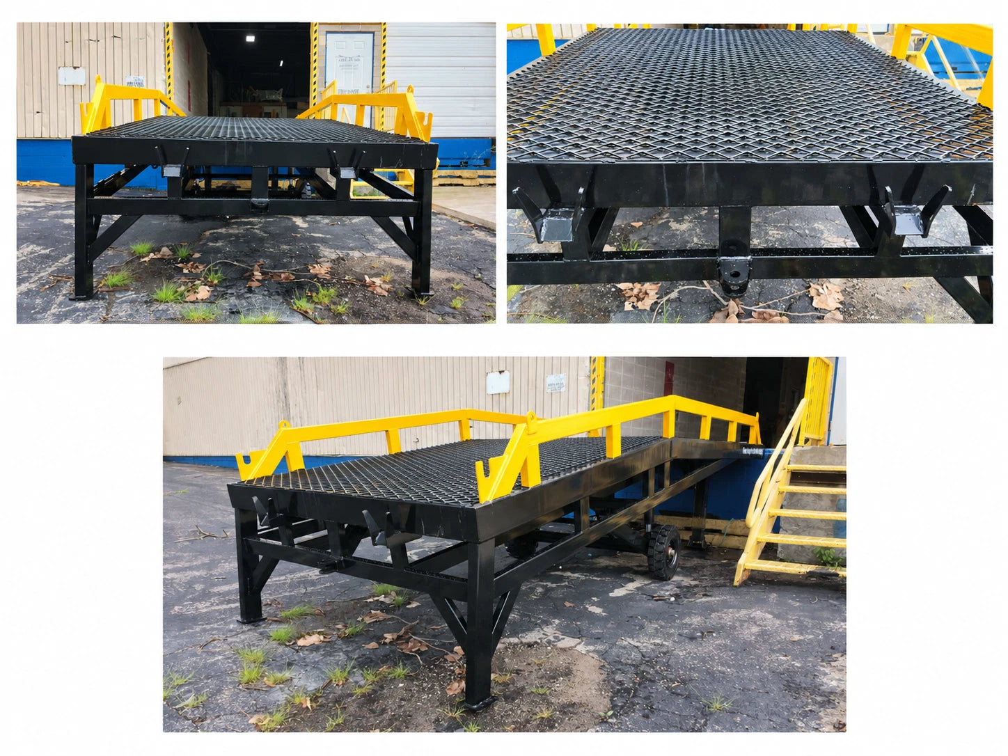 Yard Ramp, Trailer loading Dock, 35 Ft Long 83"W 22000 Lbs Capcty
