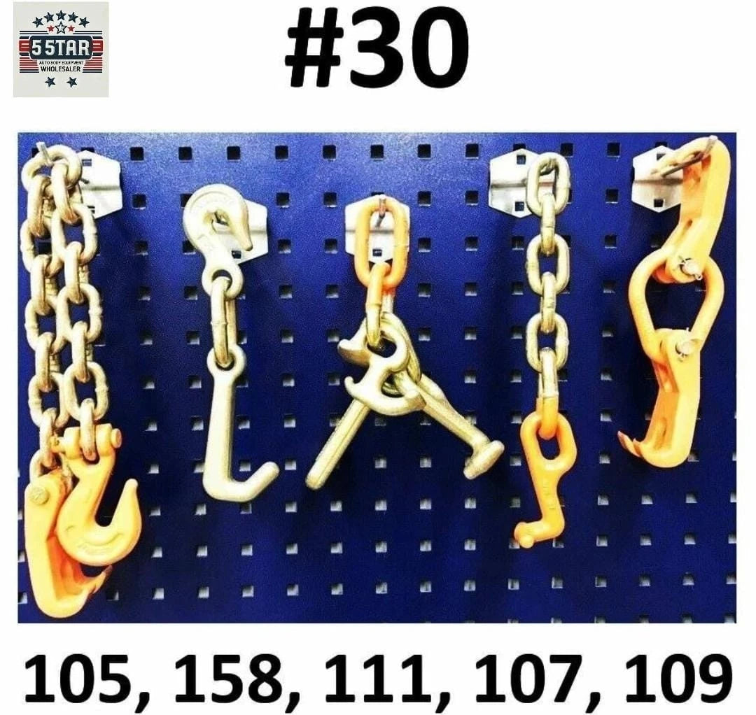SET#30 Mo Clamp Style Auto Body Frame Machine Towing tools TOW R T J RJT RTJ