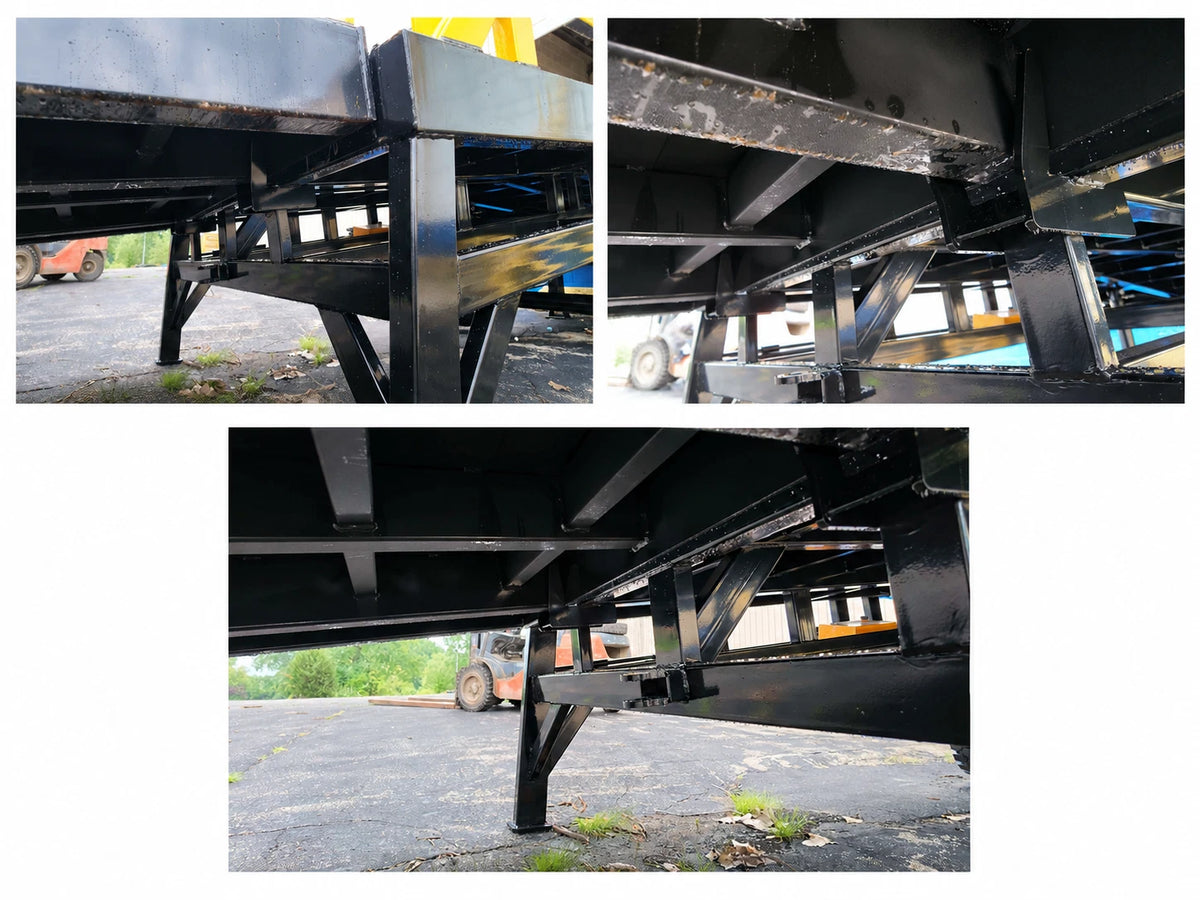 Yard Ramp, Trailer loading Dock, 35 Ft Long 83"W 22000 Lbs Capacity.