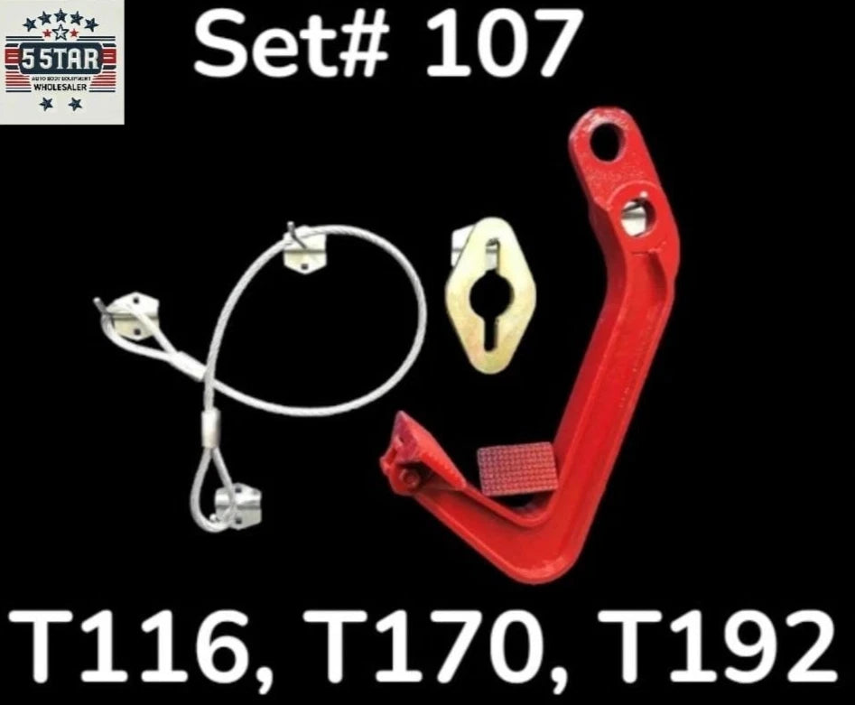 Set#107 Mo-Clamp style 6410 Jumbo Deep Hook + steel cable + Pull Link Frame machine DEAL