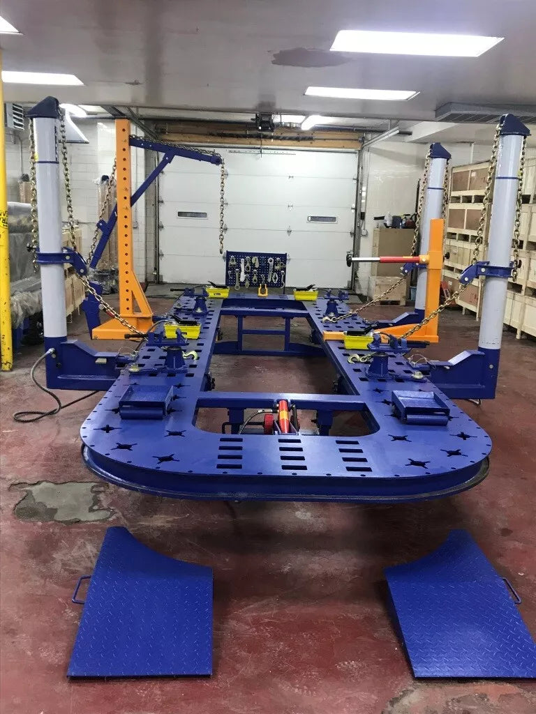 Frame Rack Auto Body Tools FREE SHIPPING 22 FEET 4 TOWERS AUTO BODY SHOP FRAME MACHINE RACK – 5 ...