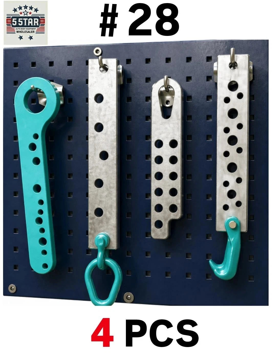 SET#28 Auto body frame machine tool Multi Hole Puller Pull Plates Draw Bar claw