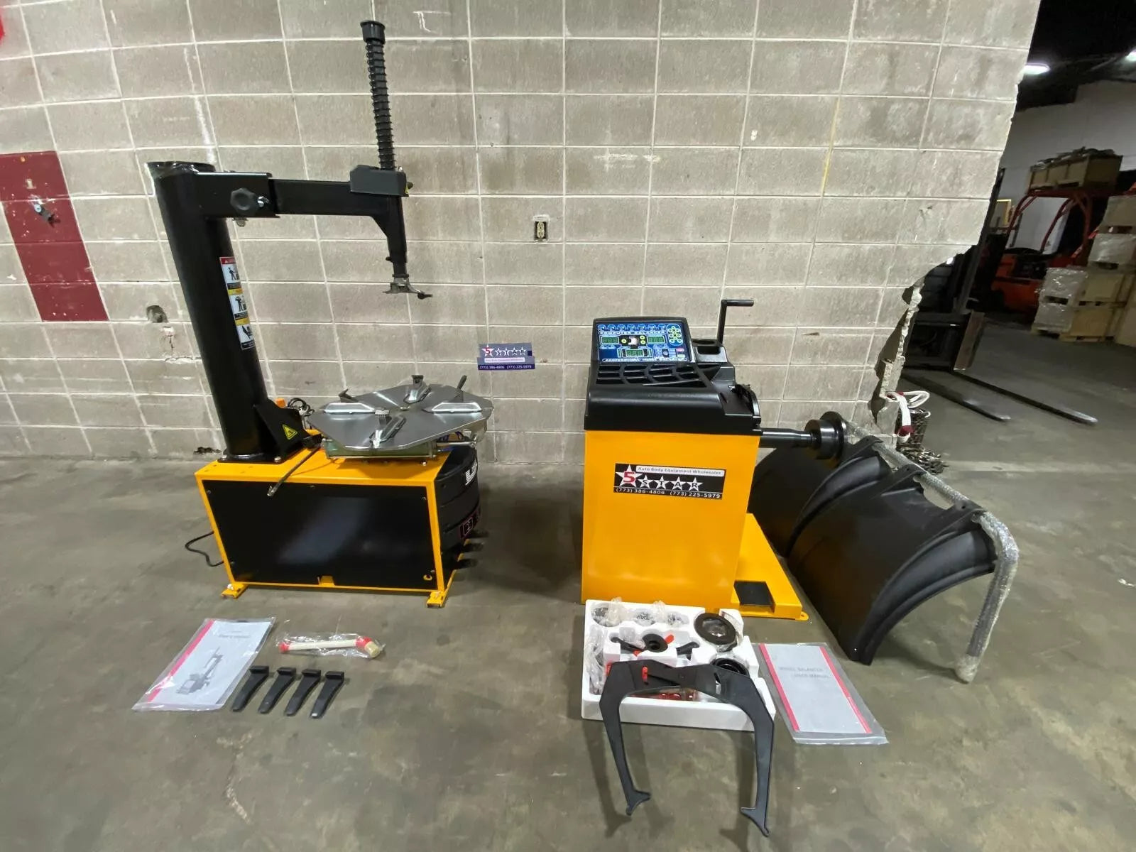 Local Pick Up ONLY Tire Changer Machine & Tire Wheel Balancer Set