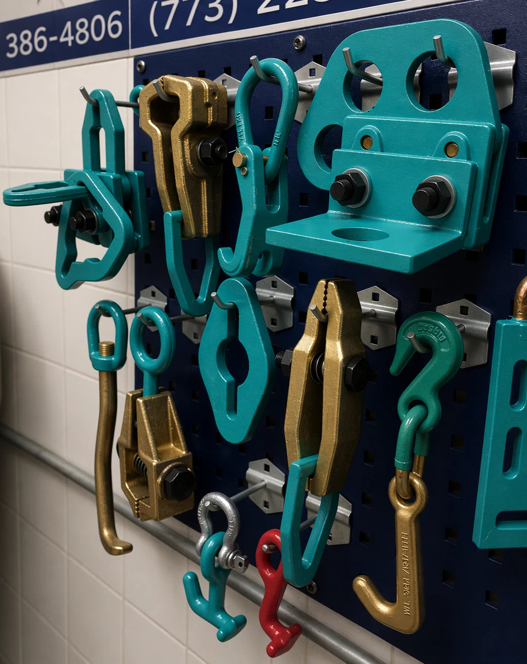 SET#48 - 20 PIECE TOOLS AND CLAMPS AUTO BODY FRAME MACHINE HEAVY DUTY TOOLS