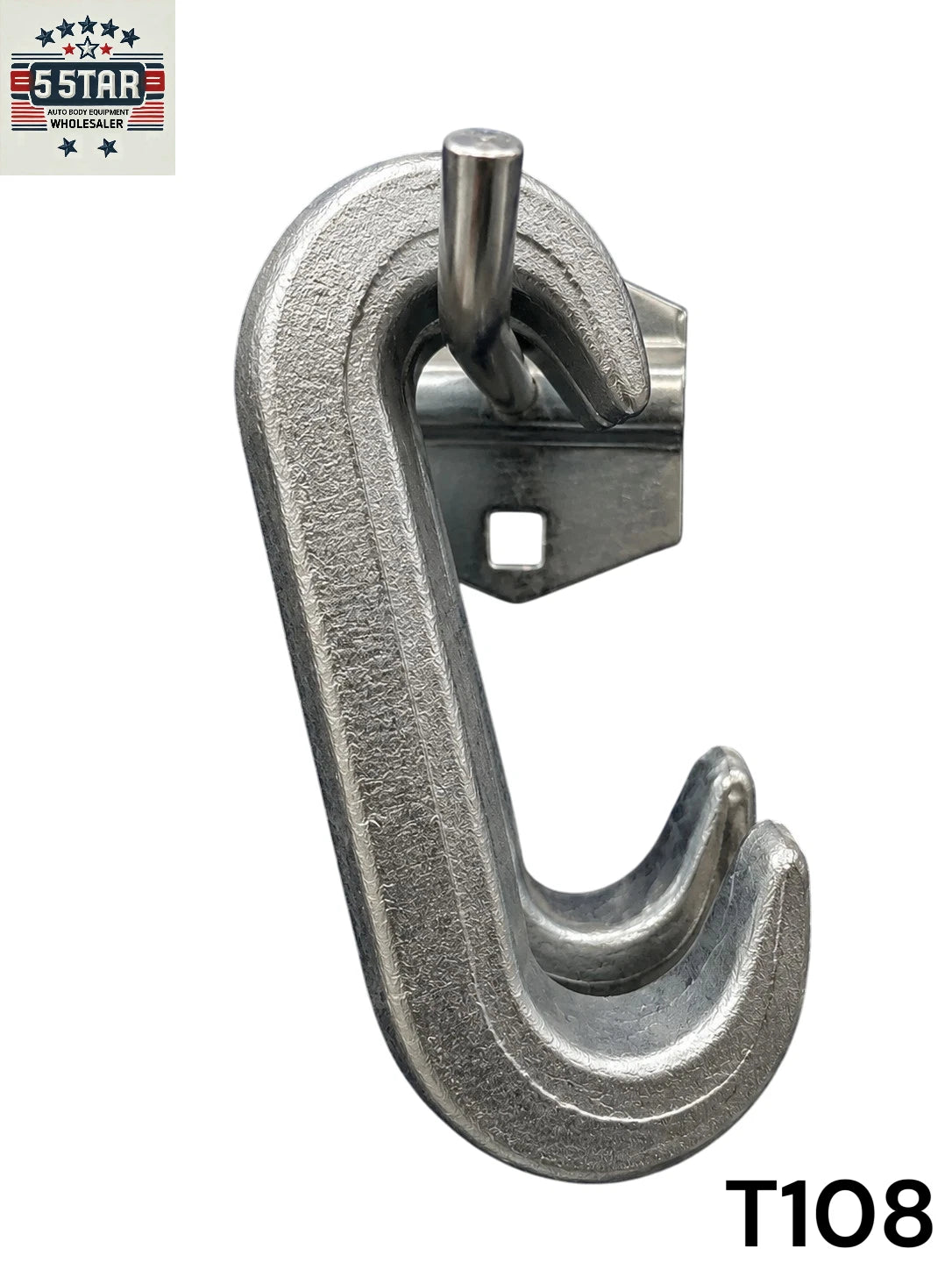 Set# 98 Mo Clamp Style 8 PIECE TOW TRUCK TOWING TOOLS AUTO BODY FRAME MACHINE CHAINS