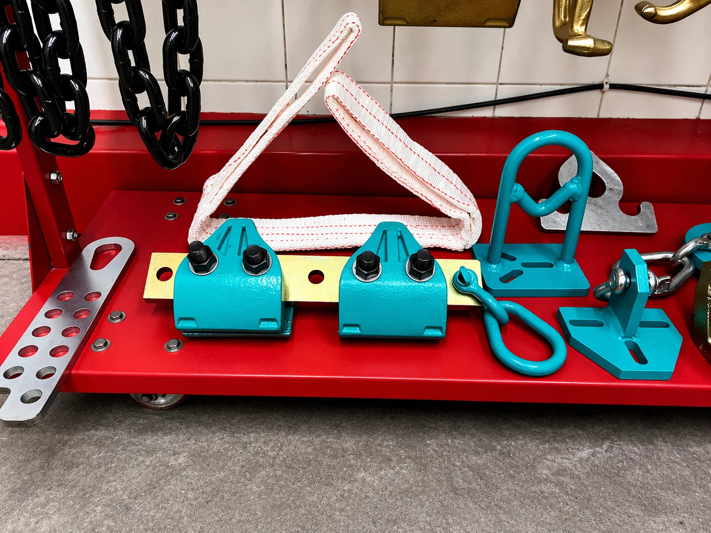 SET#1 39 PIECE HEAVY DUTY AUTOBODY FRAMEMACHINE PULLING TOOLS & CLAMPS MEGA PACK