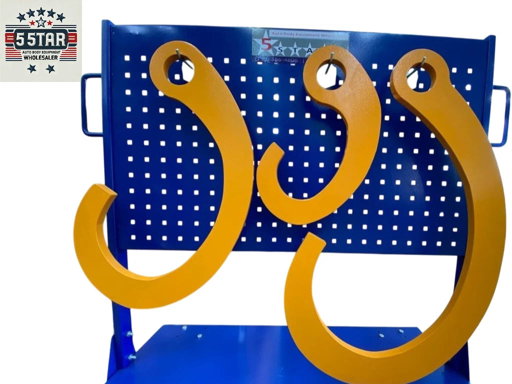 3 Chief Style C Clamp Pulling Hook Auto Body Frame Machine Large, Medium, Small