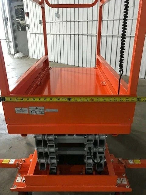 FREE SHIPPING NEW 5 STAR 22 FEET MAX LIFT ELECTRIC SCISSOR LIFT MAN LIFT