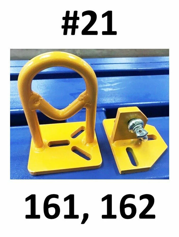 SET#21 MO CLAMP STYLE DOOR JAMB POST PULLER 5616 + HINGE PLATE 5623 HEAVY DUTY