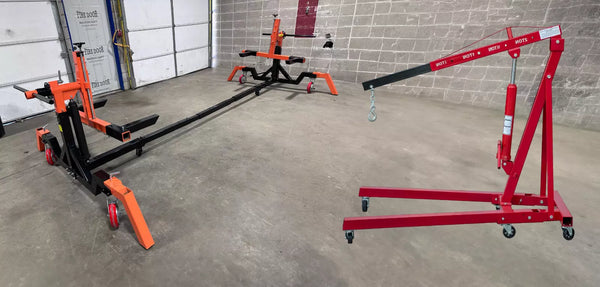 Free Shipping Auto Hydraulic Car Rotisserie Automotive Car Twirler 4500lbs Cap