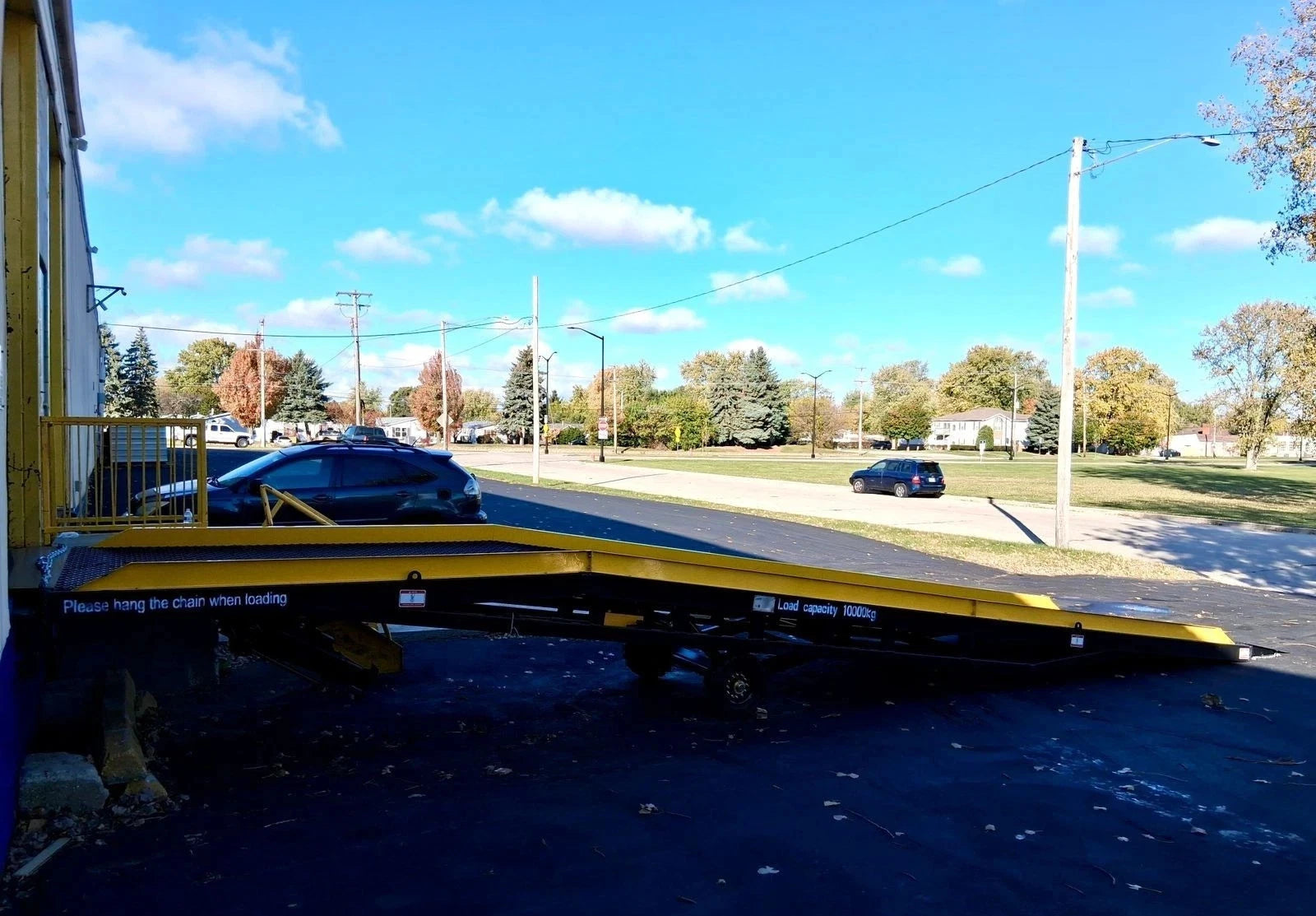 FREE SHIPPING Yard Ramp, Trailer loading Dock, 35 Ft Long 83"W 22000 Lbs Capcity