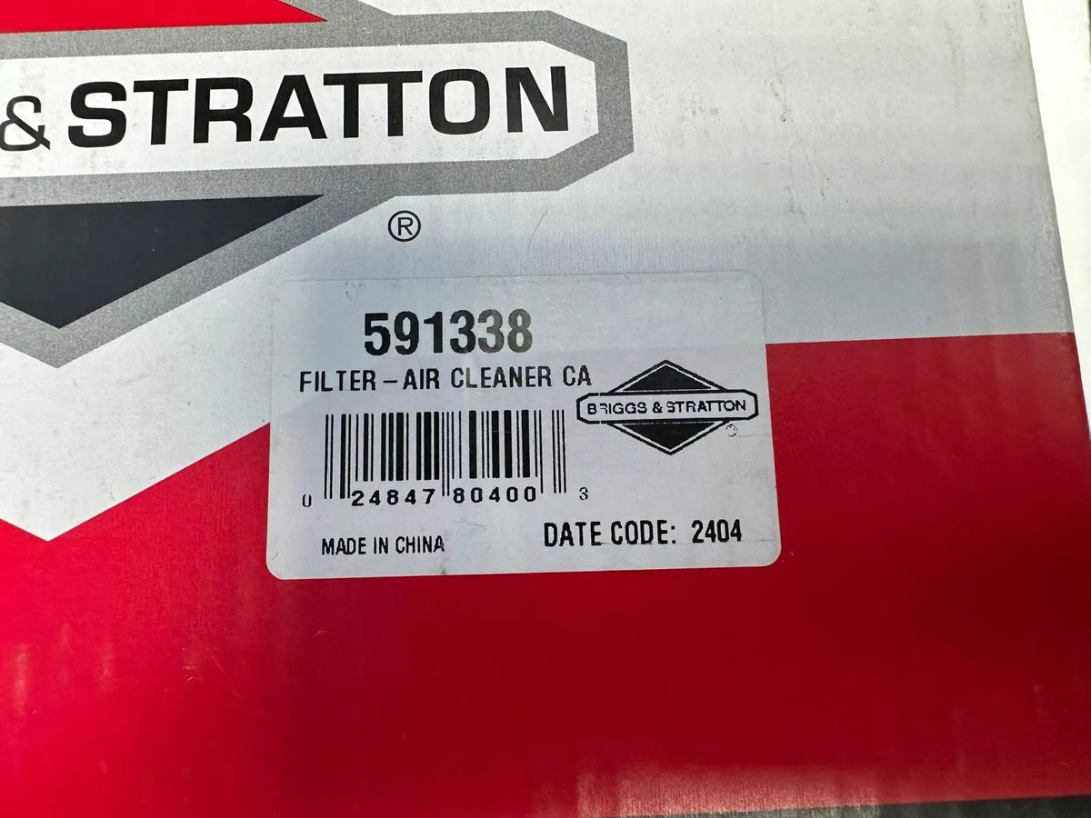 3 Pack 1 Ton Excavator Engine Filter Briggs and Stratton 591338 Air Cleaner